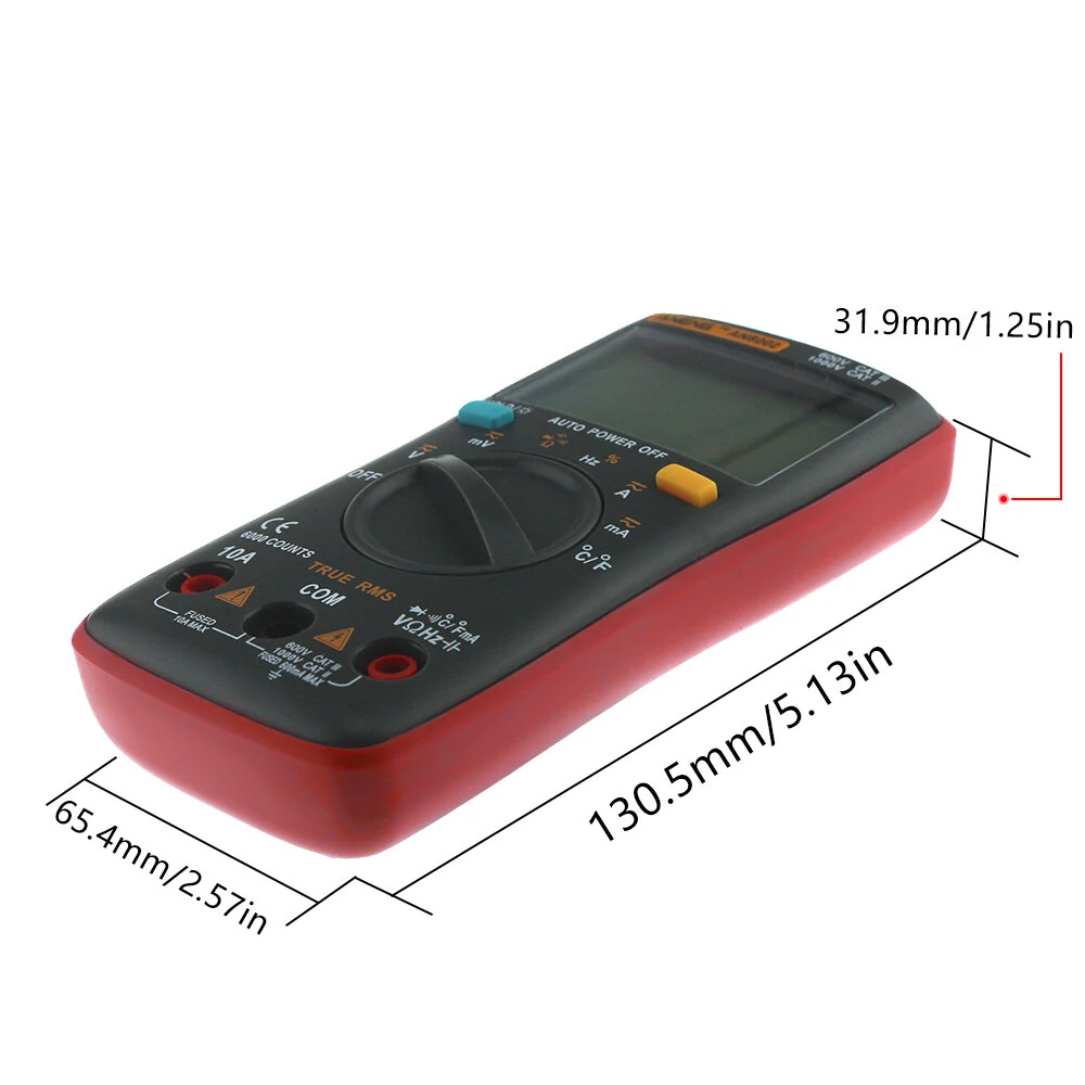 ANENG AN8002 Digital True RMS 6000 Counts Multimeter AC/DC Current Voltage Frequency Resistance Temperature Tester ℃/℉ — view 7