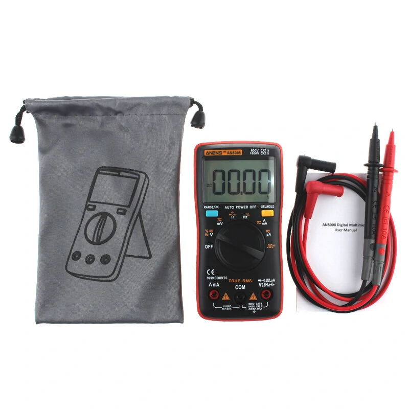 ANENG AN8008 True RMS Wave Output Digital Multimeter AC DC Current Volt Resistance Frequency Capacitance Test — view 10