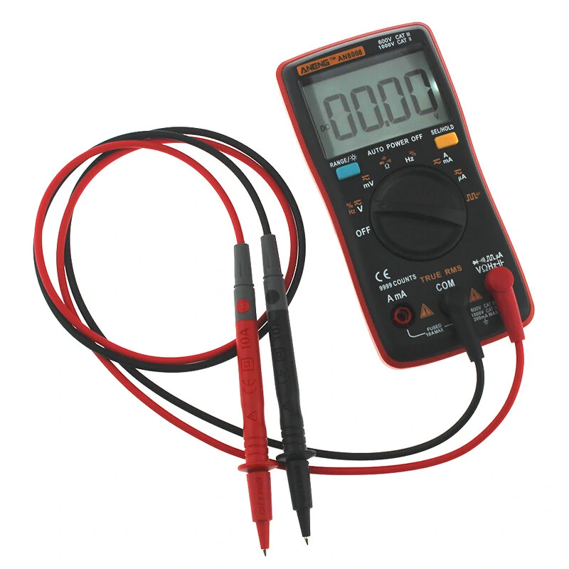 ANENG AN8008 True RMS Wave Output Digital Multimeter AC DC Current Volt Resistance Frequency Capacitance Test — view 4