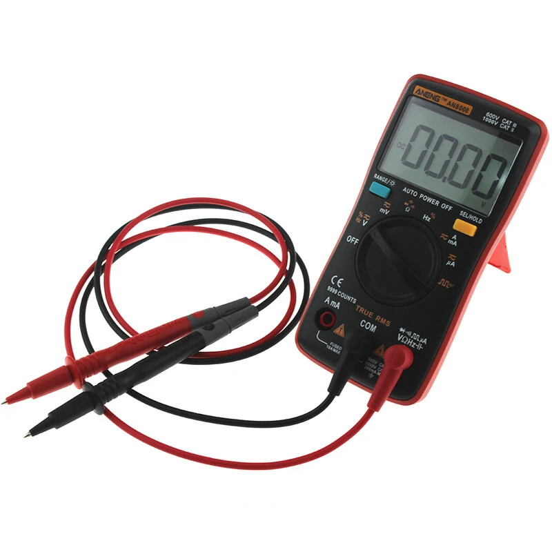 ANENG AN8008 True RMS Wave Output Digital Multimeter AC DC Current Volt Resistance Frequency Capacitance Test — view 5