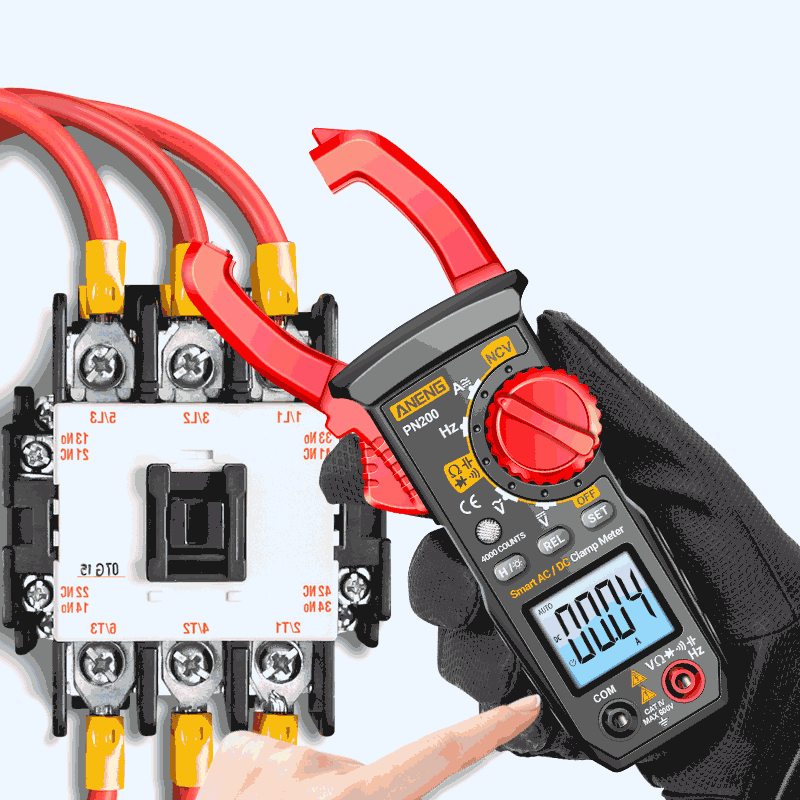 ANENG PN200 Digital Clamp Meter DC/AC 600A Current 4000 Counts Multimeter Ammeter Voltage Tester Car Hz Capacitance NCV Ohm Test — view 5