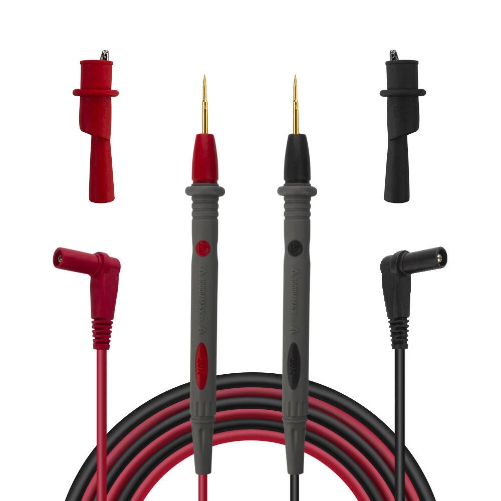 ANENG PT1008 20A 1000V Silicon Rubber Wire Retardant Gilded Sharp Needle Probe D — ANENG