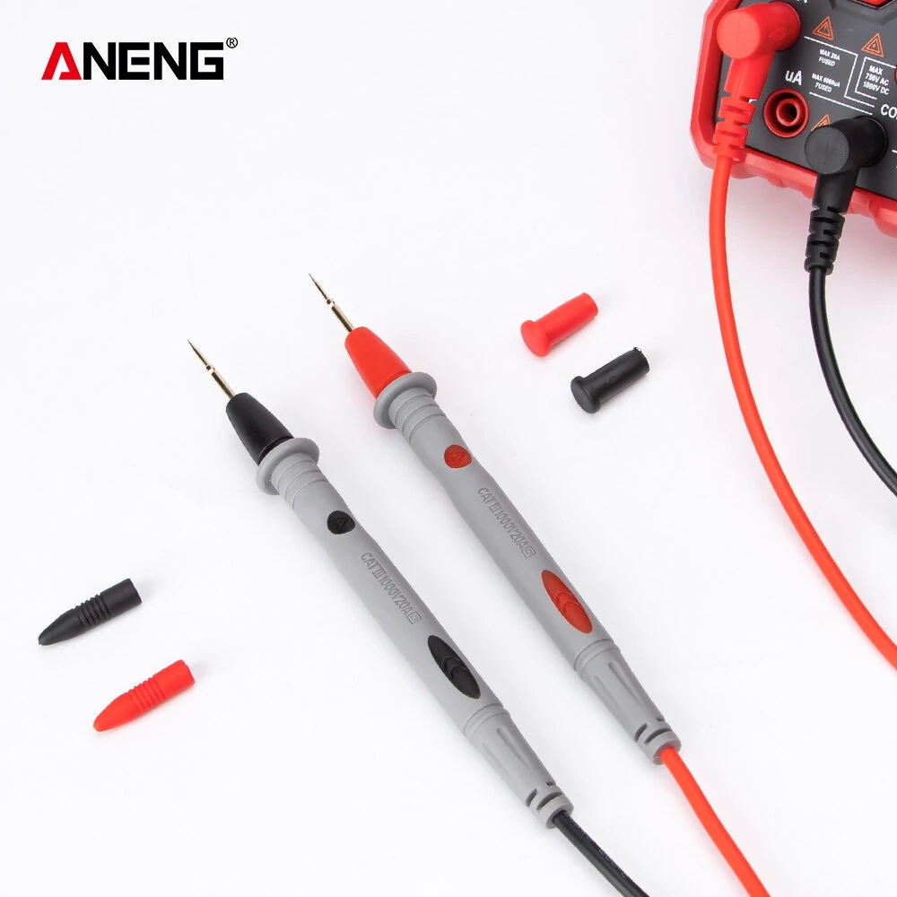 ANENG PT1032 20A 1000V Slicon Rubber Delay Wire Gold Plated Sharp Probe Needles Digital Multi Meter Test Lead — view 8