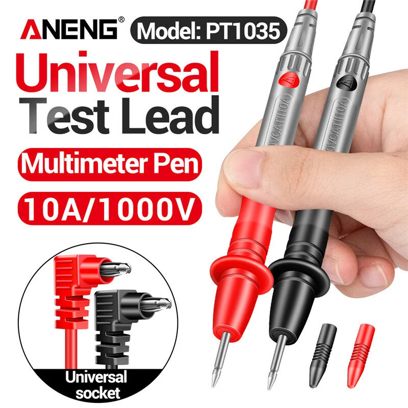 ANENG PT1035 10A 1000V Digital Multimeter Test Lead Cable Replaceable Multimeter Pen Probe Test Wire Voltmeter Ammeter Accessory — view 2