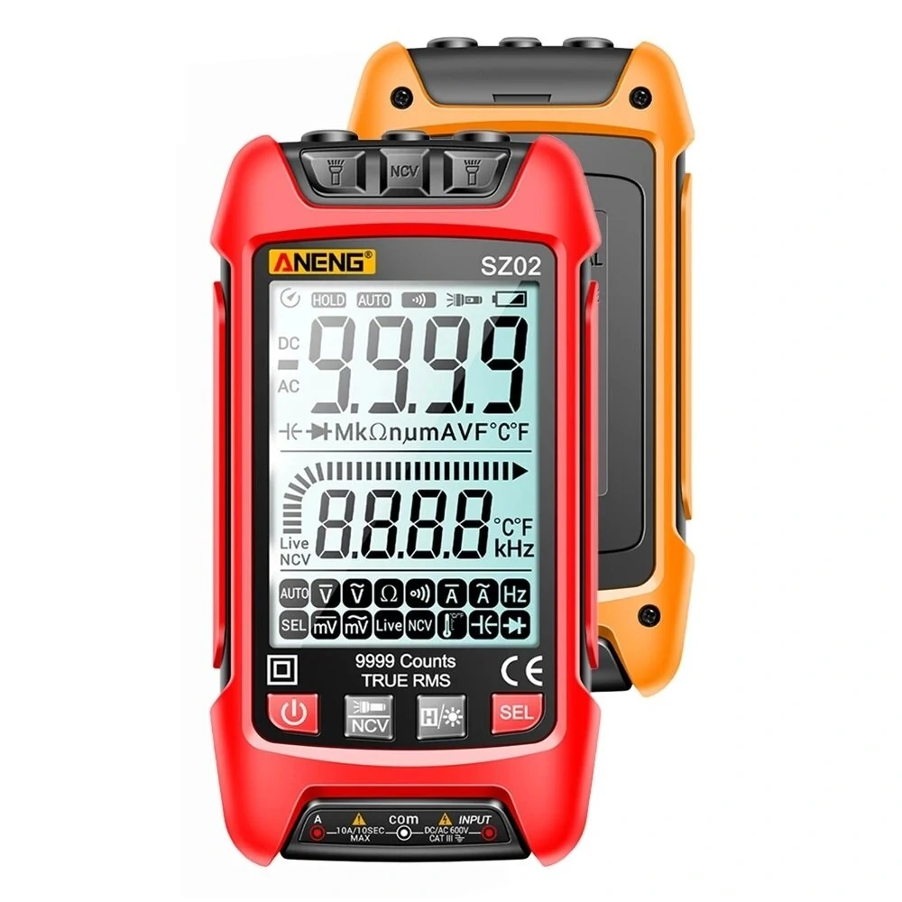 ANENG SZ02 9000 Counts Auto Range True RMS Digital Multimeter High Precision Resistance Frequency Capacitor Tester — view 2