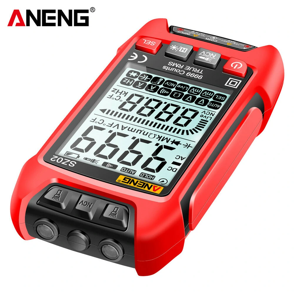ANENG SZ02 9000 Counts Auto Range True RMS Digital Multimeter High Precision Resistance Frequency Capacitor Tester — view 5