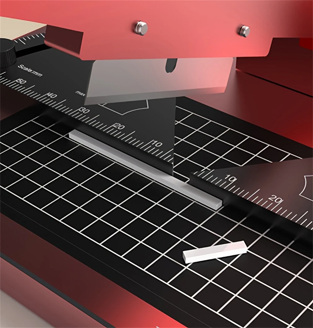 Angle Cutting Station Miter Cutter Aluminum Alloy Desktop Tool Interchangeable Blades Precision Model Kit Cutter Rubber Stick ABS PS Cutting — view 6