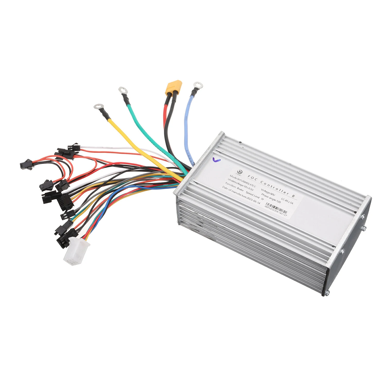 ANGWATT Scooter JingBo 60V 45A FOC Sine Wave Electric Scooter Controller For LAOTIE TI30 ES19 ANGWATT T1 ZERO Halo Knight 60V E-Scooter MS668/TF100 5 Pin Display — ANGWATT