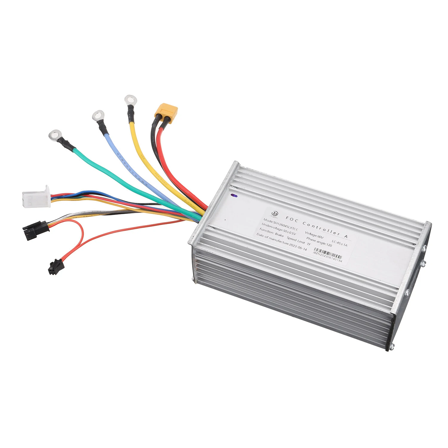 ANGWATT Scooter JingBo 60V 45A FOC Sine Wave Electric Scooter Controller For LAOTIE TI30 ES19 ANGWATT T1 ZERO Halo Knight 60V E-Scooter MS668/TF100 5 Pin Display — view 5