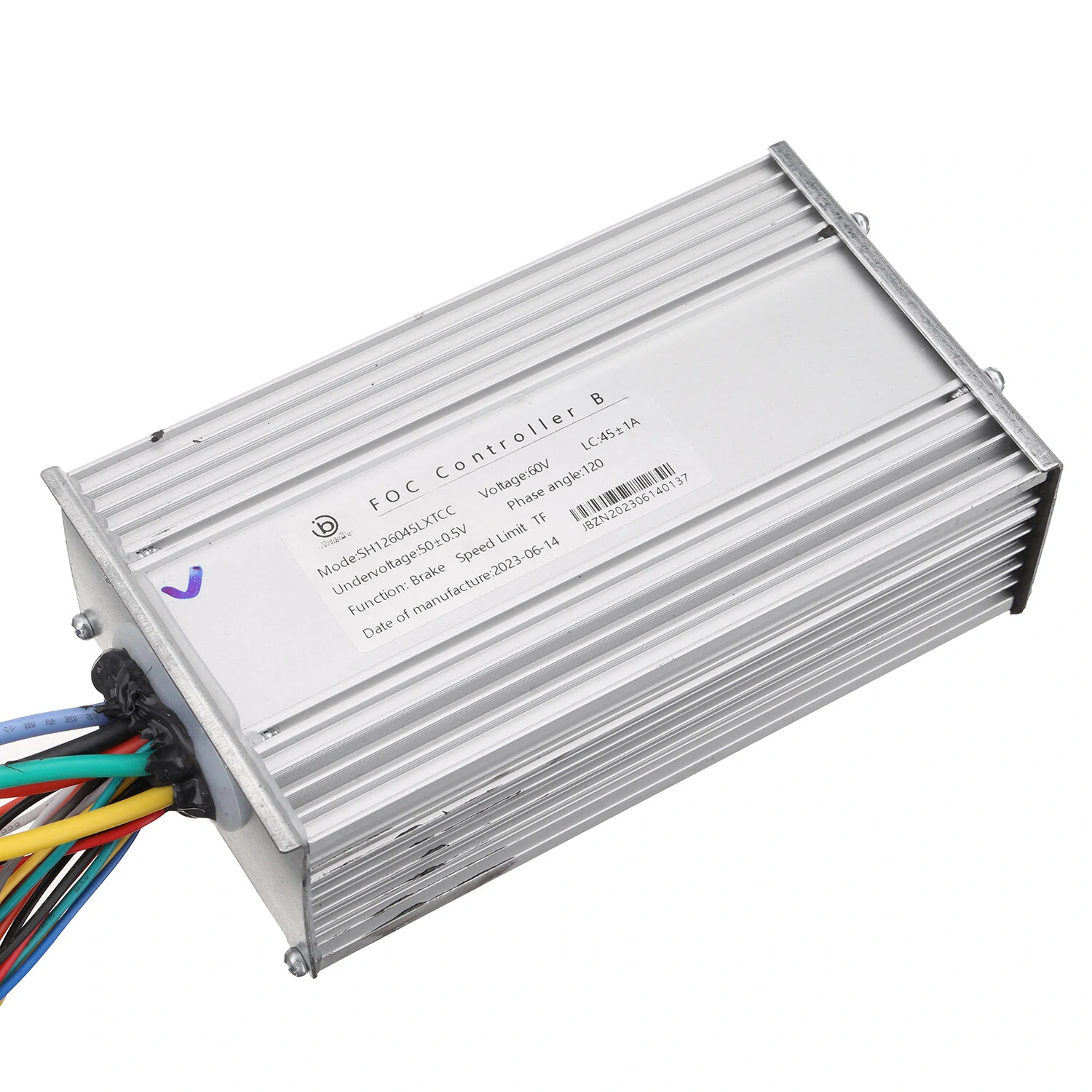 ANGWATT Scooter JingBo 60V 45A FOC Sine Wave Electric Scooter Controller For LAOTIE TI30 ES19 ANGWATT T1 ZERO Halo Knight 60V E-Scooter MS668/TF100 5 Pin Display — view 7