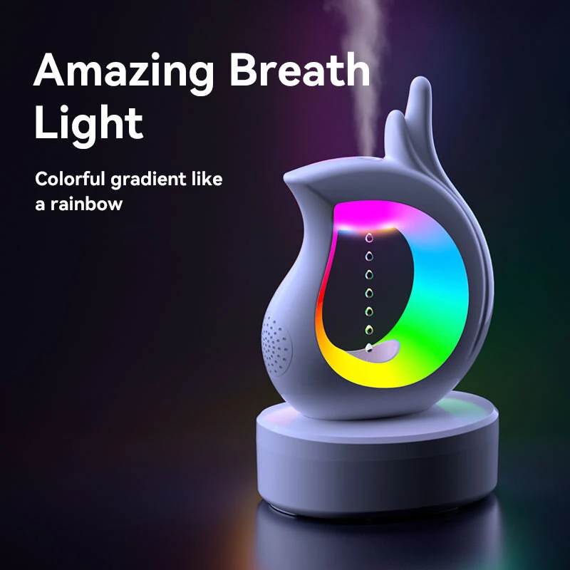 Anti Gravity Air Humidifier With BT Wireless Speaker And Colorful Ambient Light For Home Using — view 8