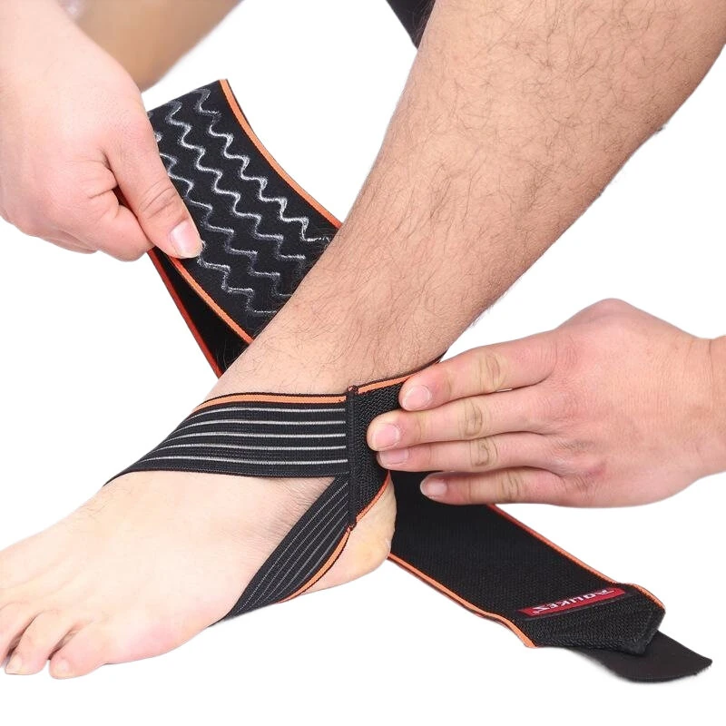 AOLIKES 1PCS Ankle Support Adjustable Ankle Brace Breathable Nylon Material Super Elastic and Comfortable Suitable for Sports — view 6