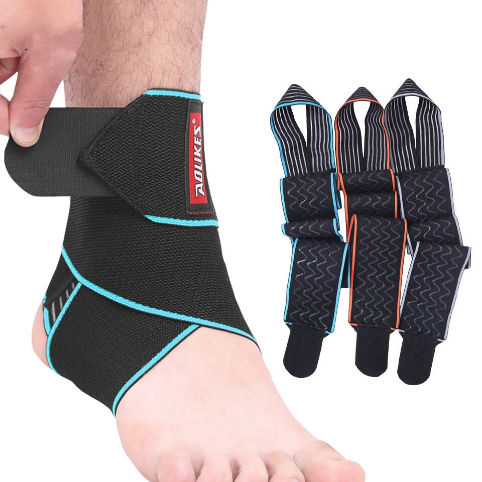 AOLIKES 1PCS Ankle Support Adjustable Ankle Brace Breathable Nylon Material Super Elastic and Comfortable Suitable for Sports — view 8