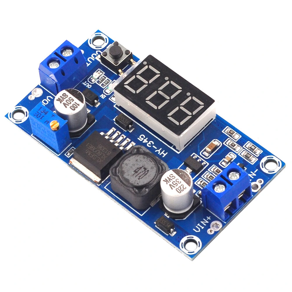 AOQDQDQD A05 DC-DC Boost Module with Digital Voltage Display LM2577 Circuit Board and 3A Output — view 3