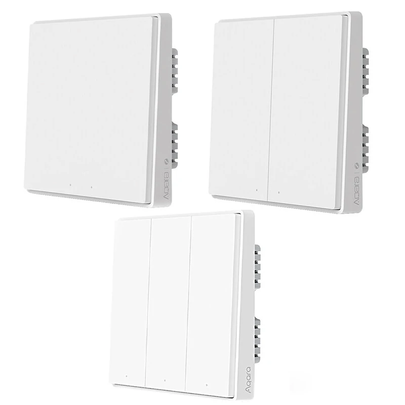 Aqara D1 Smart Zigbe Switch Wireless Switch Key Light Remote Control Fire Wire With /No Neutral Work With Mi Home HomeKit — view 2