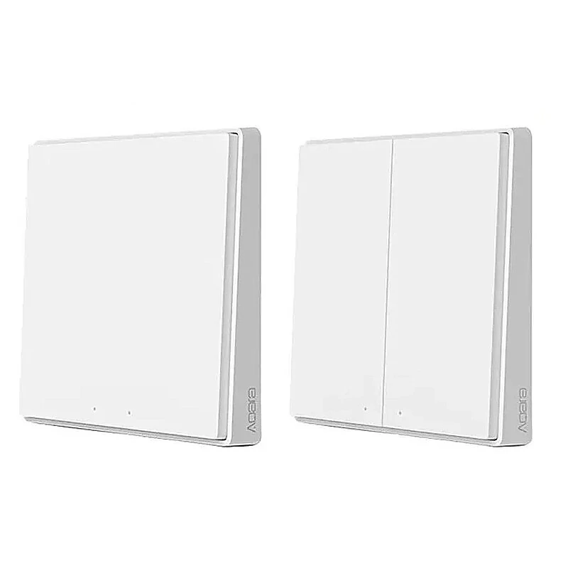 Aqara D1 Smart Zigbe Wall-mounted Switch Intelligent Wireless Key Light Button Remote Control Switch Support Mijia APP HomeKit — view 2