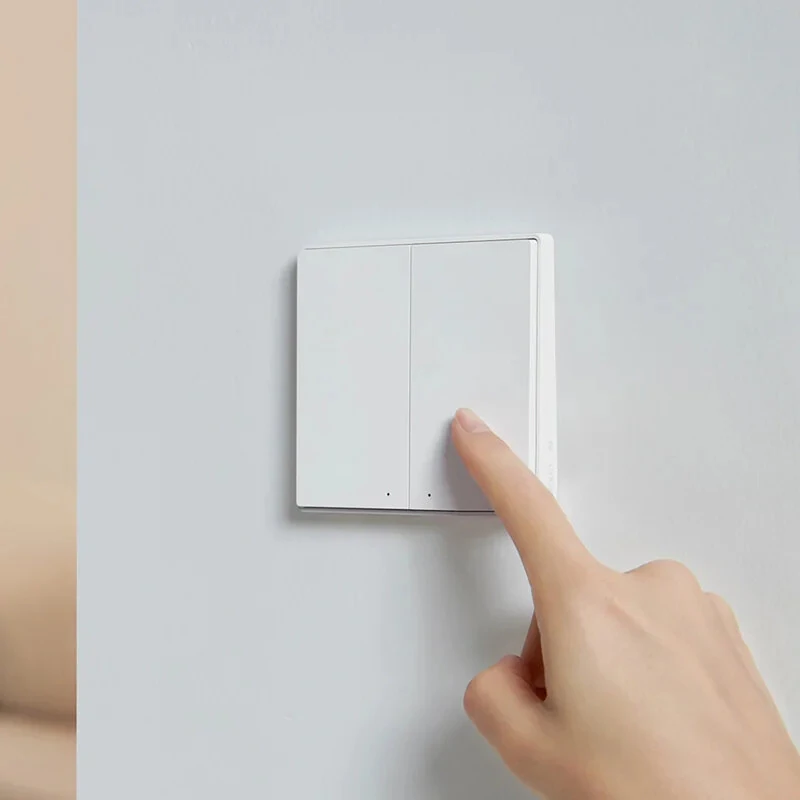 Aqara D1 Smart Zigbe Wall-mounted Switch Intelligent Wireless Key Light Button Remote Control Switch Support Mijia APP HomeKit — view 4