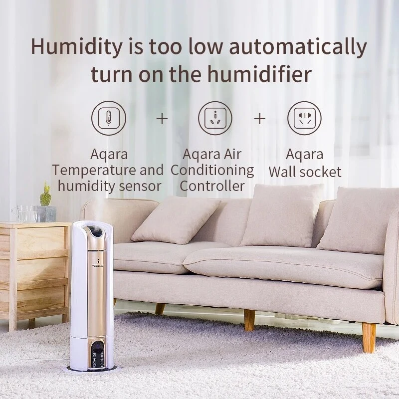 Aqara Temperature Sensor Smart Zigbe Air Pressure Humidity Environment Sensor Remote Control for XiaoMi Home Homekit — view 4