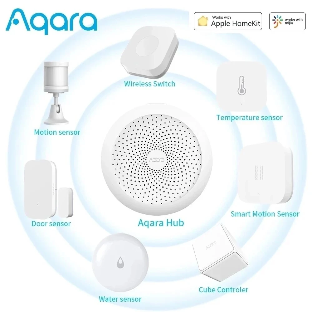 Aqara Temperature Sensor Smart Zigbe Air Pressure Humidity Environment Sensor Remote Control for XiaoMi Home Homekit — view 7