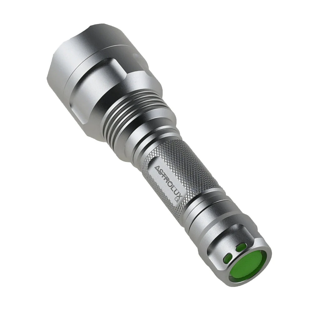 Astrolux C8 Silver XP-L HI Long Shot 1300Lumens 7/4modes A6 Driver Tactical EDC — view 3