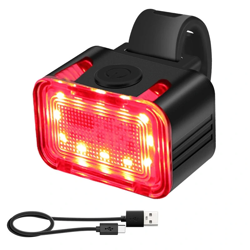 Astrolux TL01 Bike Taillight 500mAh Battery 6 Light Modes USB-C Rechargeable IPX6 Waterproof Wear-resistant Aluminum Shell Bicycle Rear Light for Night Cycling — view 2