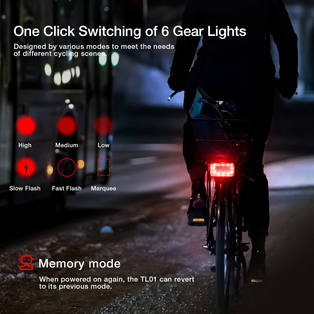 Astrolux® BC6 2000Lm Super Bright Bike Headlights 6 LED Large Beads 4800mAh Battery IPX6 Waterproof 5 Light Modes Type-C Fast Charge Aluminum Alloy Bicycle Front Light Flashlight — view 11