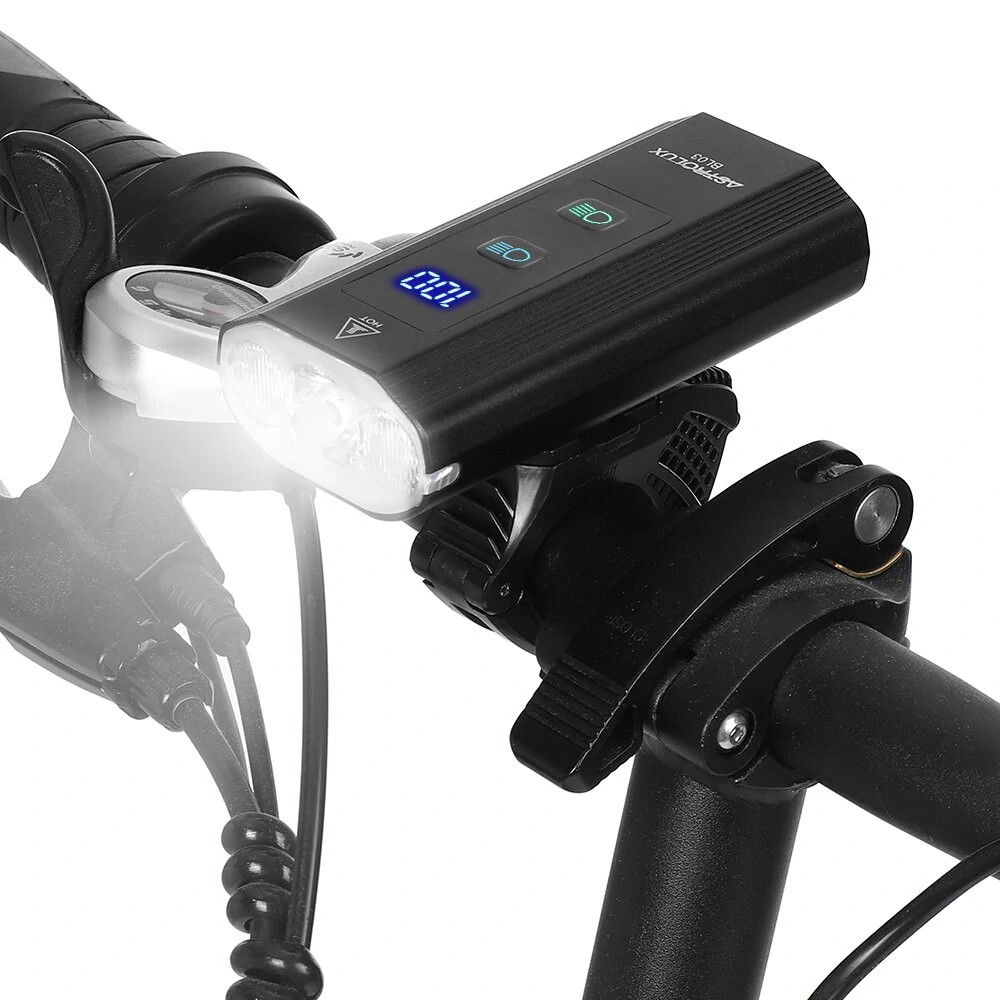 Astrolux® BL03 XPG LED 1200LM Bike Headlight Support Wire Remote Switch 6000mAh High Capacity Power Bank Dual Distance Beam Bike Light USB Rechargeable LED Bicycle Handlebar Flashlight for Electric Bike Electric Scooter — view 2
