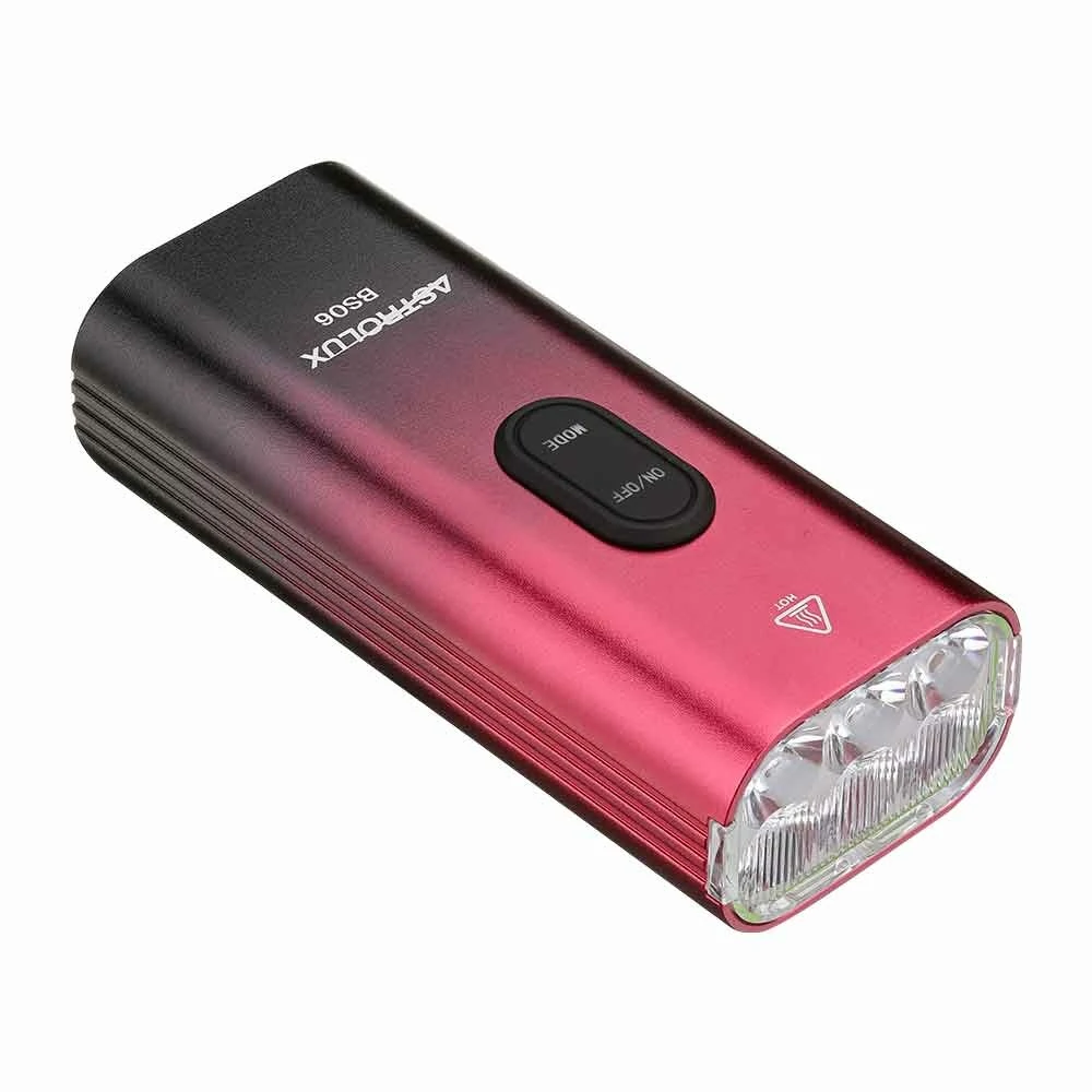 Astrolux® BS06 2000Lm Brightness Bike Headlights 6 LED Large Beads 10000mAh Battery Dual Distance Beam Design IPX6 Waterproof 5 Light Modes Type-C Fast Charge Easy to Install Bicycle Front Light Flashlight — view 10