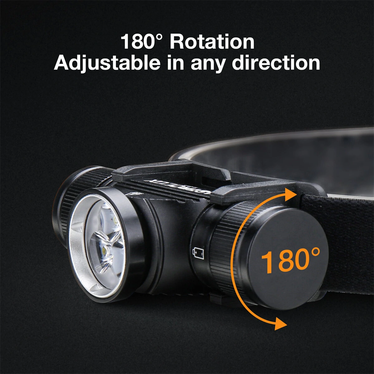 Astrolux® HS03 3* LH351B Powerful LED Headlamp 1080LM Headlight Type-C Rechargeable with 18650 Battery Waterproof Camping Fishing Head Torch Emergency Lantern — view 9