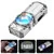 Astrolux® K3 1550LM EDC Flashlight Long Throw 209m Rotary Dial Control Throw Flood Combo LED Torch with RGB 18 LEDs, UV 395nm, 16300 Rechargeable, IPX6 — view 2