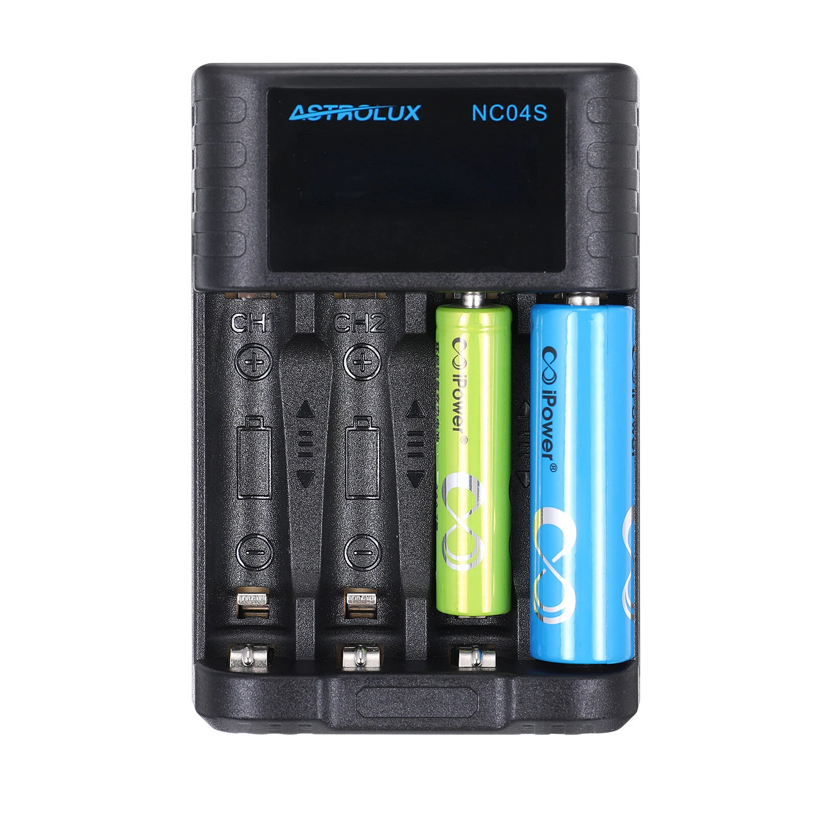 Astrolux® NC04S Inteligent 4-Slot LCD Battery Charger Mix-charging of AA/AAA Lithium & NiMH Btteries For Cells Flashlight RC Toys Home Tools — view 4