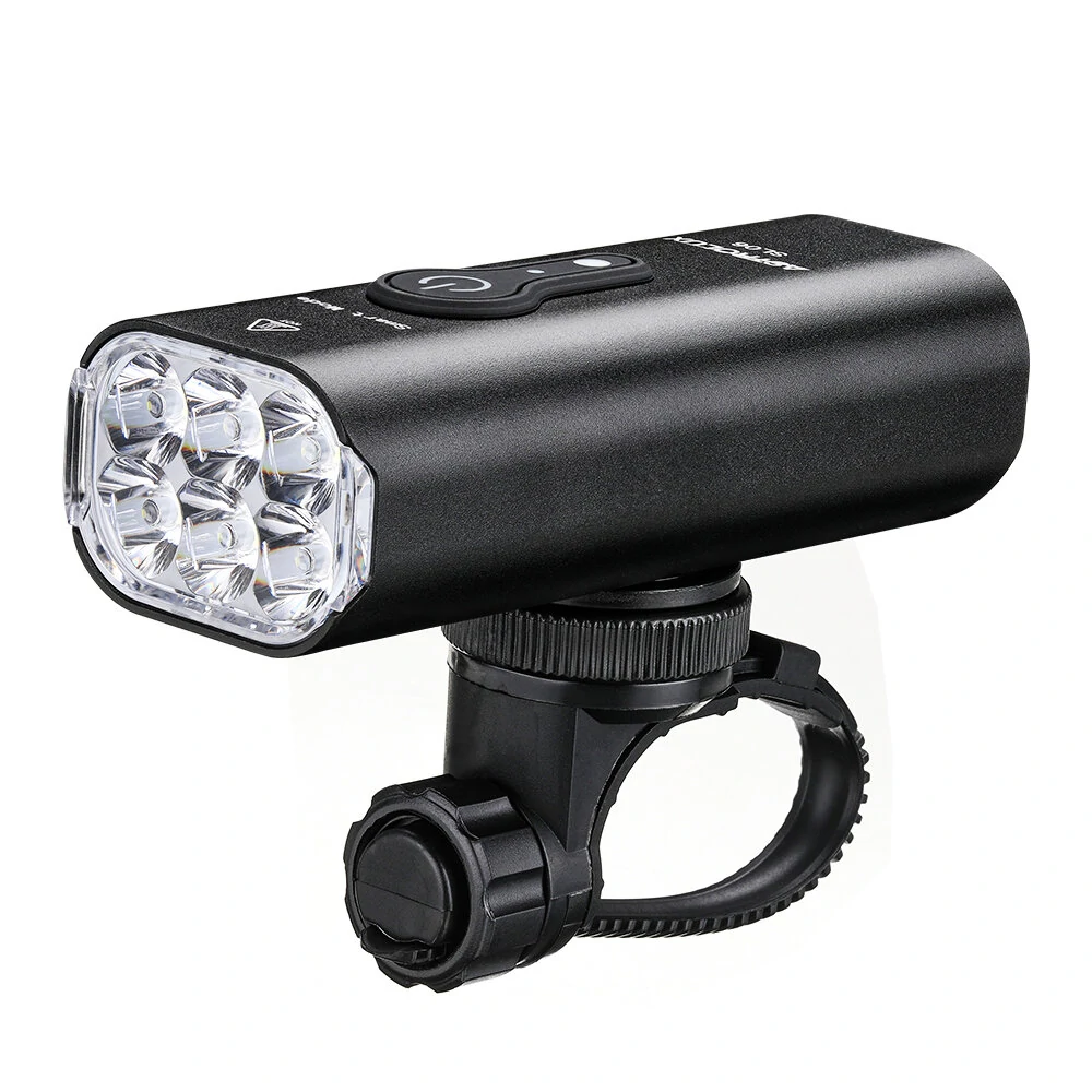 Astrolux® SL06 2000Lm Brightness & Vibration Smart  Brake-activated Bike Headlights 6 LED 4800mAh Battery IPX6 Waterproof 6 Light Modes Type-C USB Rechargeable Aluminum Alloy Front Light for Electric Bike Scooter MTB Bicycle — view 9