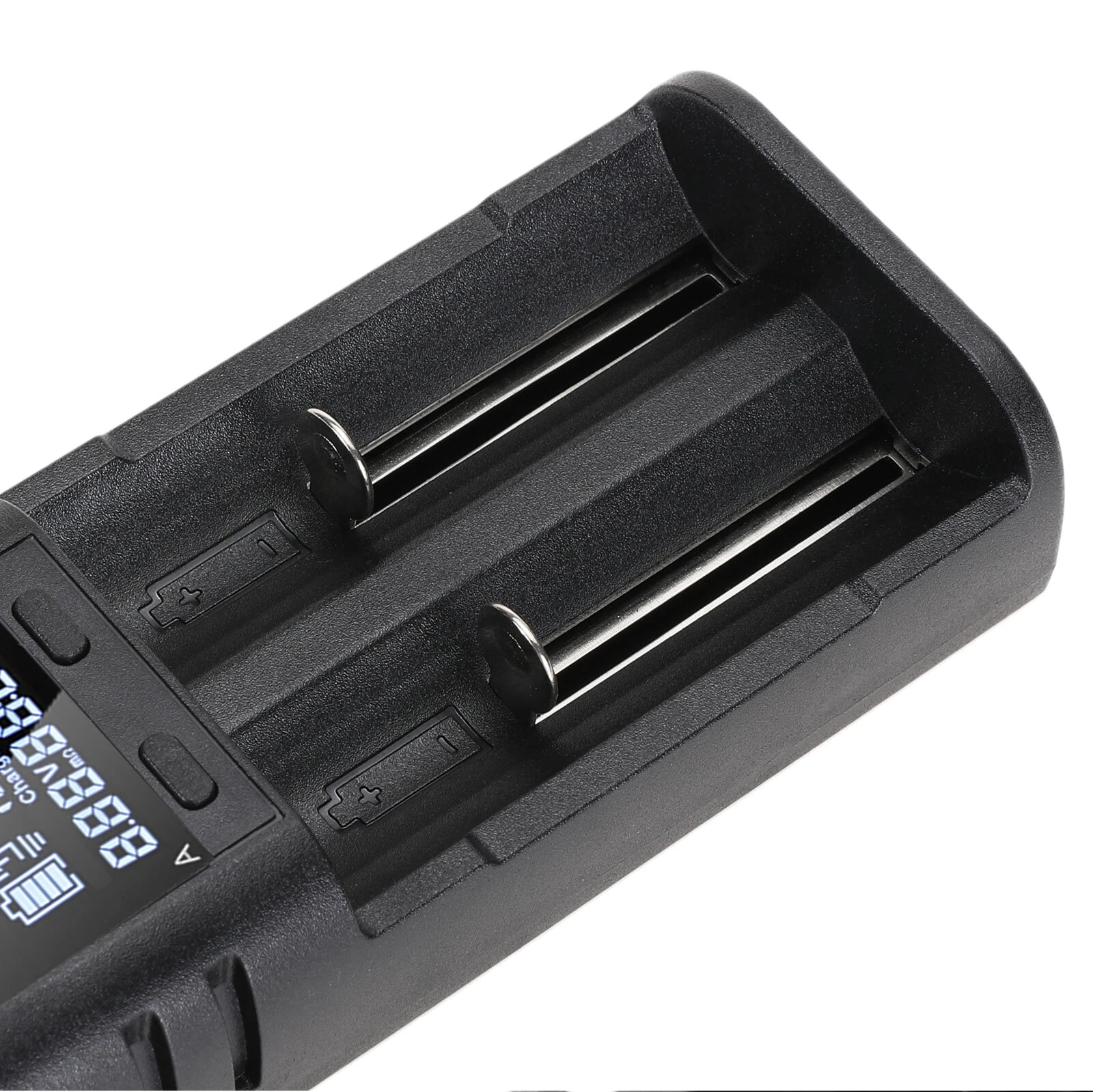 Astrolux® VC02 Intelligent 2-Slot LCD Battery Charger Type-C 2A Quick Charge Mix-charging of 1.2V Ni-MH/Ni-CD AA/ AAA/ AAAA 3.6V/ 3.7V Li-ion/ IMR/ INR/ ICR 14500/ 18650/ 21700/26650 Battery For Cells Flashlight RC Toys Home Tools — view 9