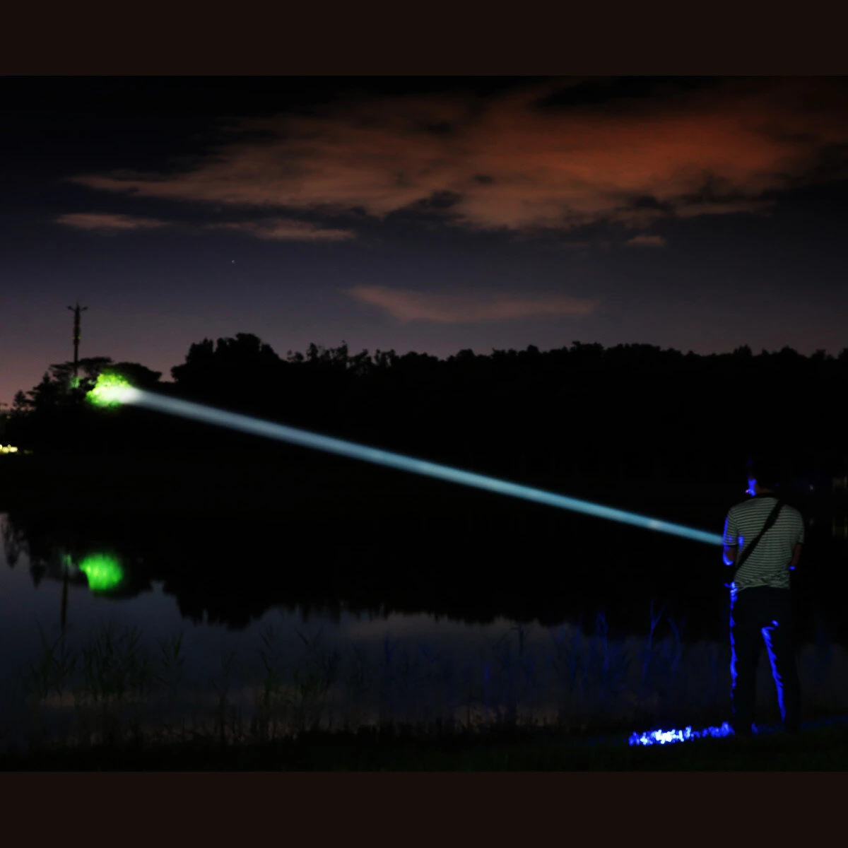 Astrolux® WP3 2.9KM 562LM Long Distance Throwing LEP Flashlight Strong Spotlight Waterproof Search Flashlight With 15A High Drain 21700 Li-ion Battery — view 3