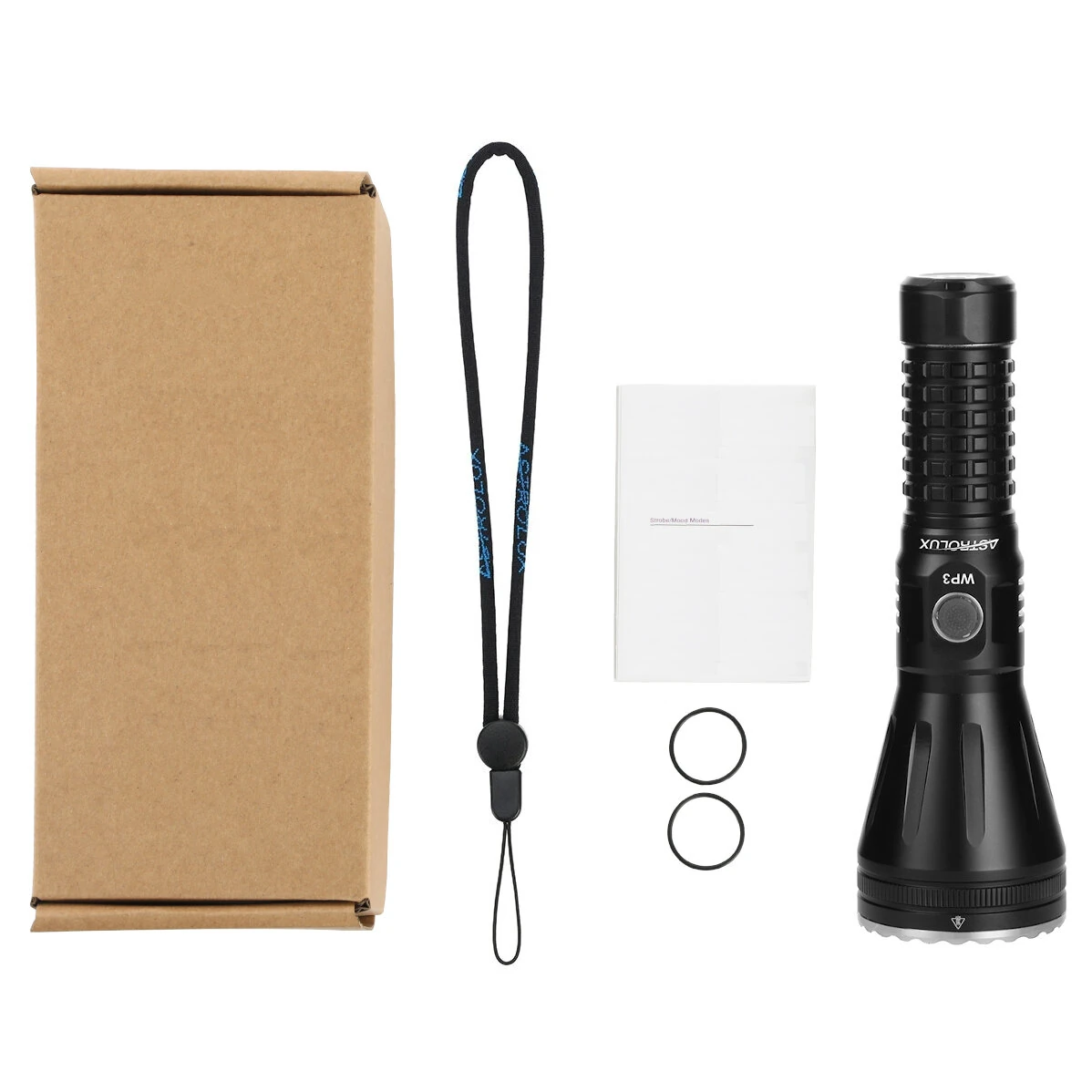Astrolux® WP3 2.9KM 562LM Long Distance Throwing LEP Flashlight Strong Spotlight Waterproof Search Flashlight With 15A High Drain 21700 Li-ion Battery — view 9