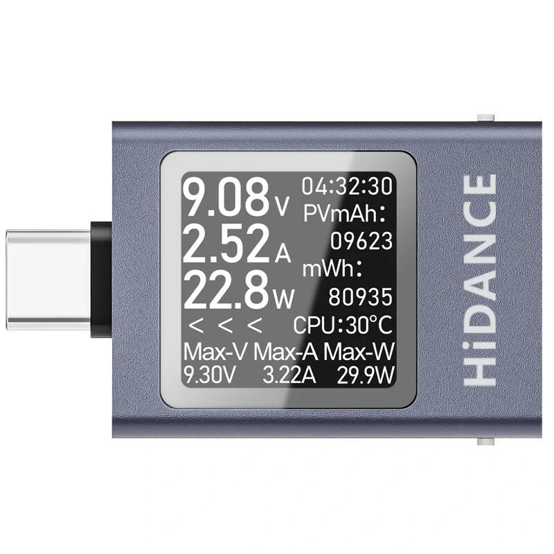 ATORCH HDC-085C PD3.1 DC Voltage Ammeter Power Meter Multi-function Digital Display Type-C Phone Charging Tester — ATORCH