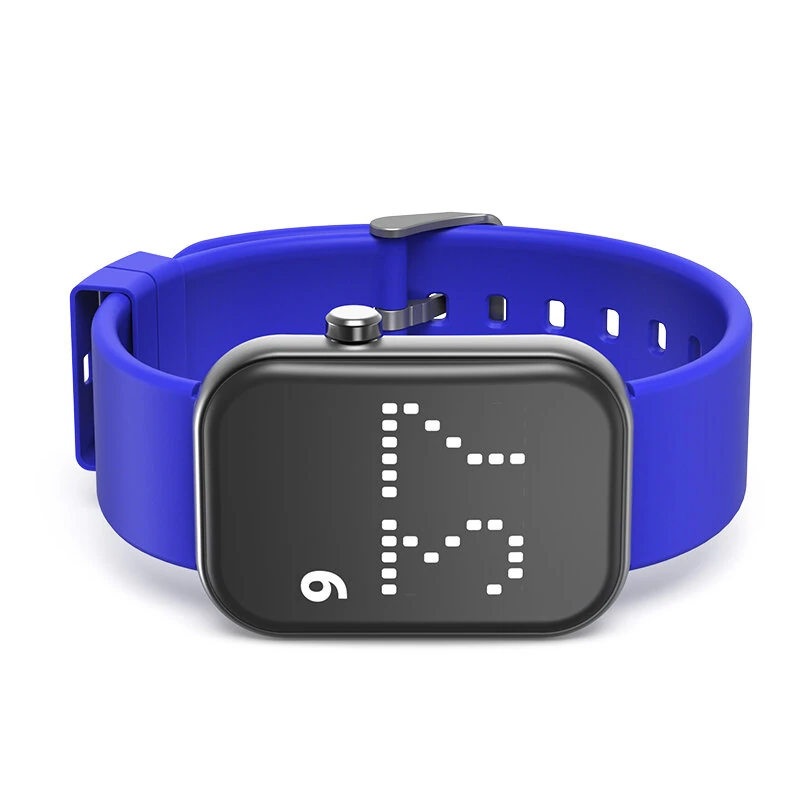 ATRSmart Counting Watch with Countdown Timer Pedometer 8 Alarms IP67 Waterproof Magnetic Charging Fitness Tracker Health Monitor LED Display Smart Bracelet — view 4