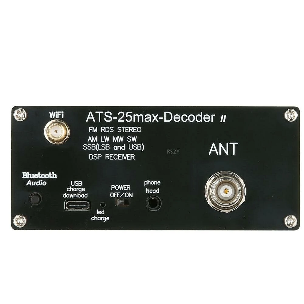 ATS25 max-DecoderⅡ Upgraded Radio Decoder with Advanced bluetooth 4000mAh Battery Superior Audio Spectrum Scanning Morse Code and Digital Communication Decoder — view 8