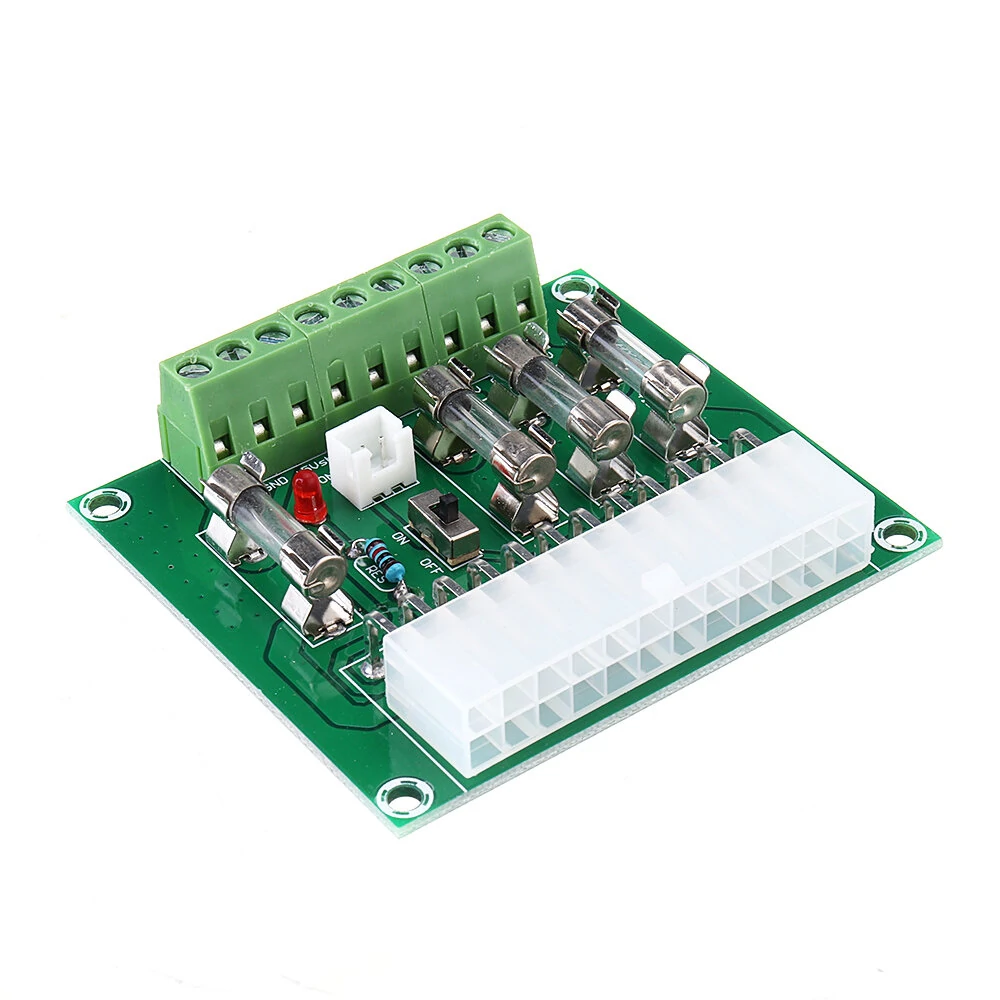 ATX Power Adapter ATX Computer PC Power Module Power Supply DC Plug Connector +3.3V +5V -12V +12V +5V — view 2
