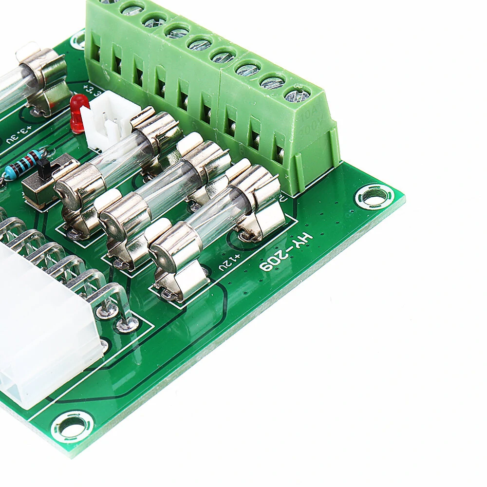 ATX Power Adapter ATX Computer PC Power Module Power Supply DC Plug Connector +3.3V +5V -12V +12V +5V — view 8