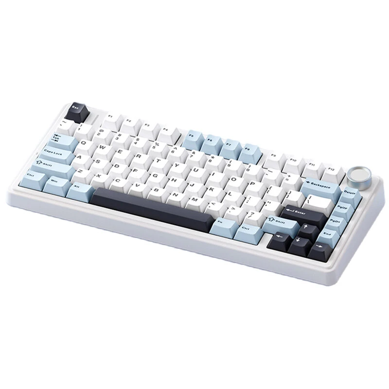 AULA F75 80 Keys Tri-mode Customized Mechanical Gaming Keyboard Hot Swappable RGB BT/2.4G/Type-C 75% Layout Wireless Gaming Keyboard Gasket Structure — view 2