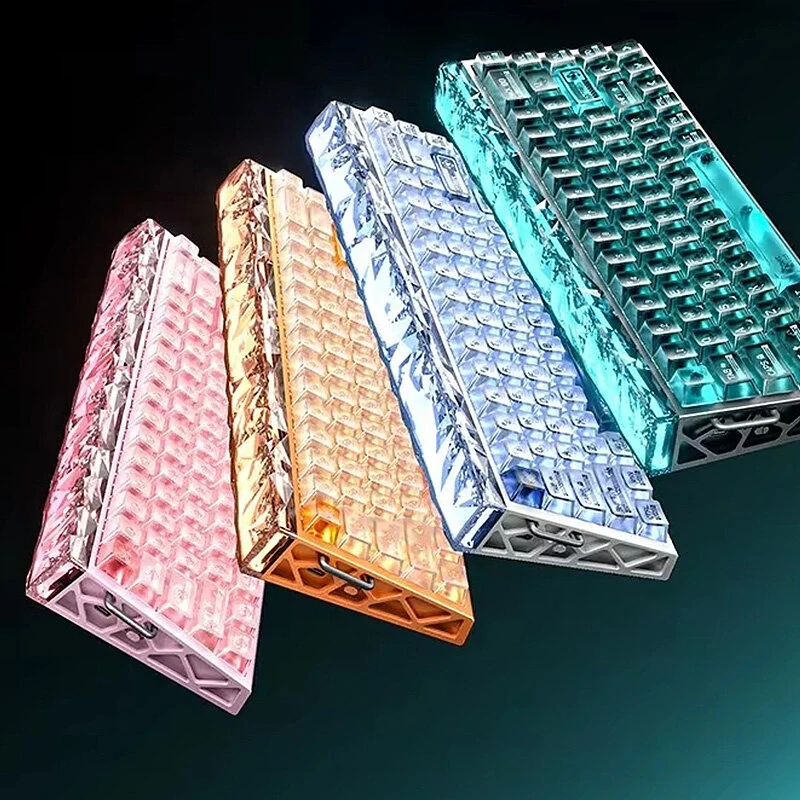 AULA HERO68 XS Magneitc Switch Keyboard Tri-mode RGB 68-Kyes Dual 8K Polling Rate 0.005RT 6000mAh Battery Low Delay Customized Magnetic Switches — view 6