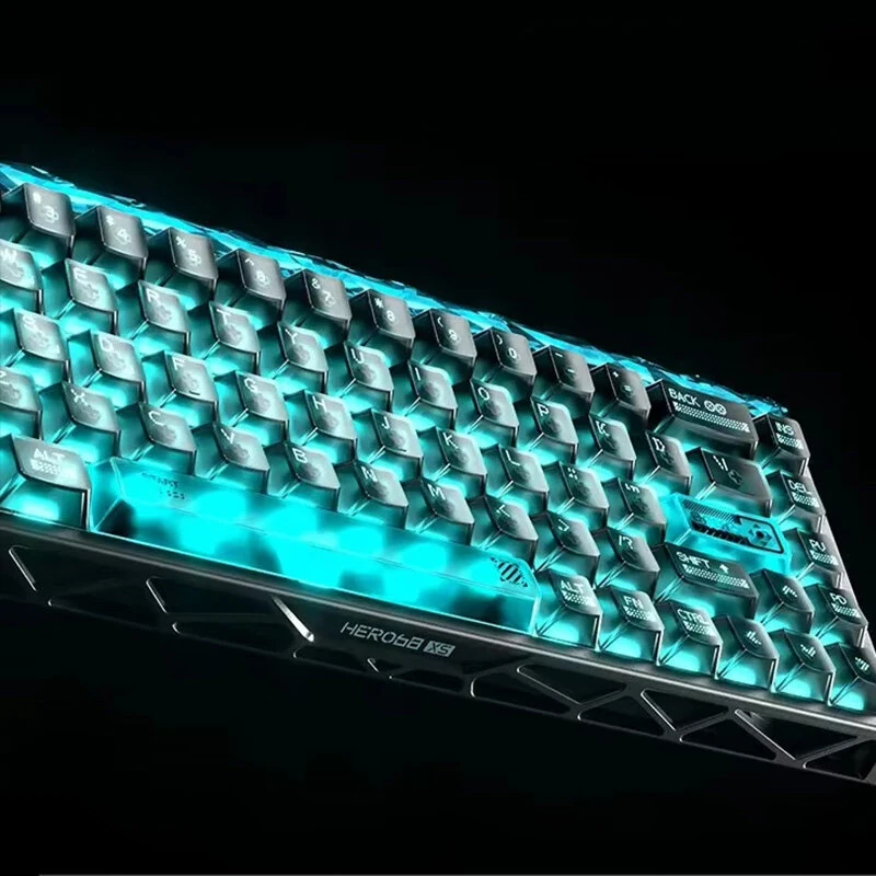 AULA HERO68 XS Magneitc Switch Keyboard Tri-mode RGB 68-Kyes Dual 8K Polling Rate 0.005RT 6000mAh Battery Low Delay Customized Magnetic Switches — view 7
