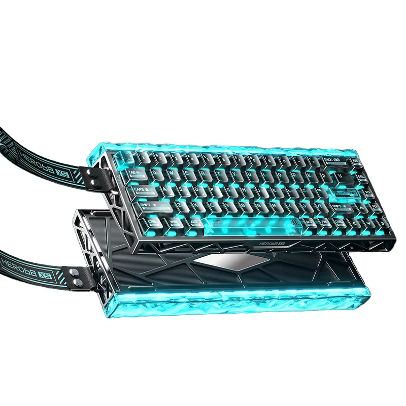 AULA HERO68 XS Magneitc Switch Keyboard Tri-mode RGB 68-Kyes Dual 8K Polling Rate 0.005RT 6000mAh Battery Low Delay Customized Magnetic Switches — view 8