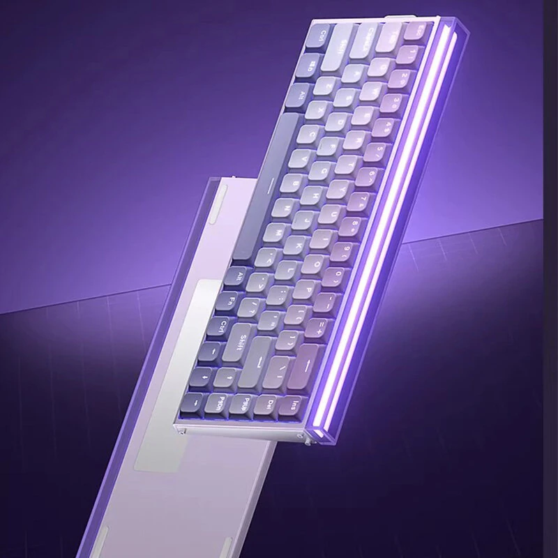 AULA Hero68mini Low Profile Magnetic Switch Keyboard Full Aluminum 68-Keys RGB Lighting 8000Hz Polling Rate Rapid Trigger 0.01mm Wired E-sports Gamer Keyboard — view 6