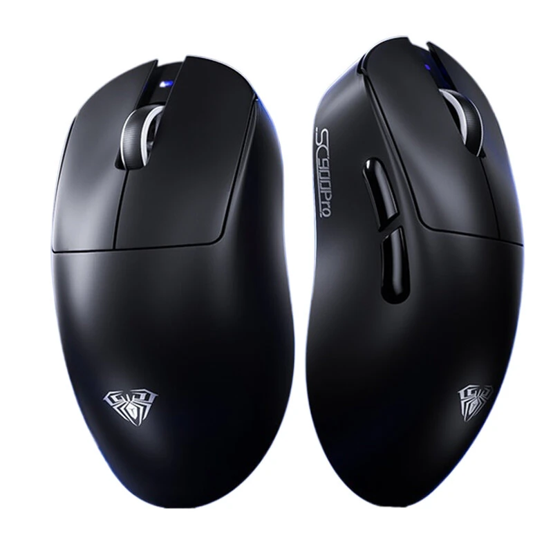 AULA SC900 Pro Wireless Mouse Tri-Mode 8KHz Polling Rate PAW3395 Sensor 26000 DPI 50g Lightweight Dual Battery Rechargeable Gaming Mice for PC Laptop Computer