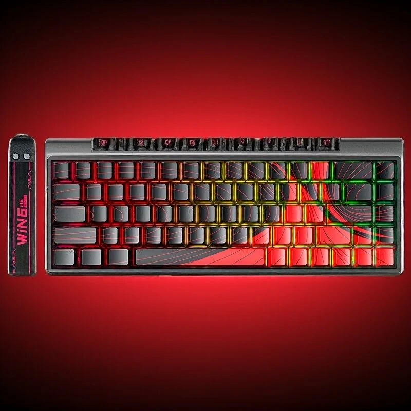 AULA Win60 HE Wired Mechanical Keyboard Hall Effect Magnetic Switch RGB Hot-Swappable 8KHz Polling Rate Custom Gaming Keyboard