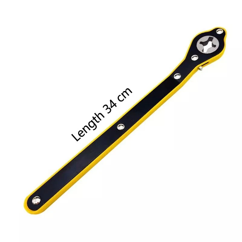 Auto Labor-saving Car Jack Ratchet Wrench 360° forward and reverse knob design Jack Ratchet Wrench Hand Tool Phillips Screwdriver — view 7