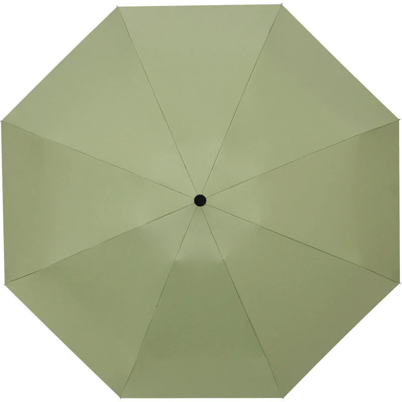 Automatic 8-Rib Sun Protection Umbrella Fully Automatic Pocket Umbrella Cute Mini Black Coated Five Fold Sun Umbrella Mini Portable Pocket Umbrella — view 5