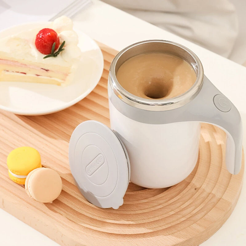 Automatic Stirring 380ml Magnetic Mug Rechargeable Model Stirring Coffee Cup Electric Stirring Cup Lazy Milkshake Rotating Cup — view 5